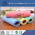Cross Lapping Viscose Polyester Spunlace Nonwoven Fabric for Wet Wipes, Tissue, Face Masks